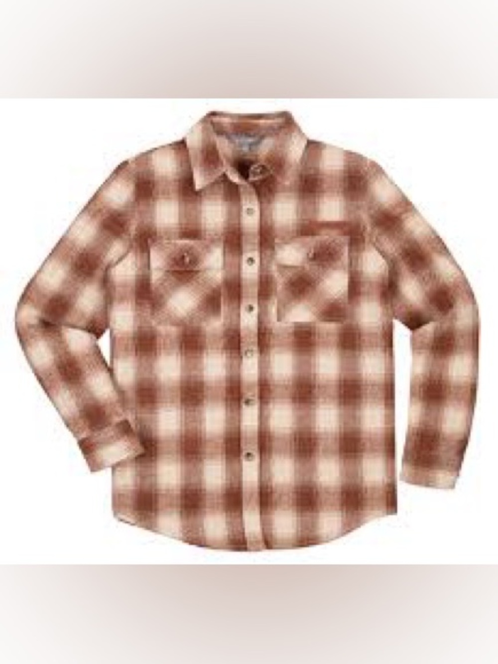 Women’s Simply Southern Brown Plaid Button-Up Shacket